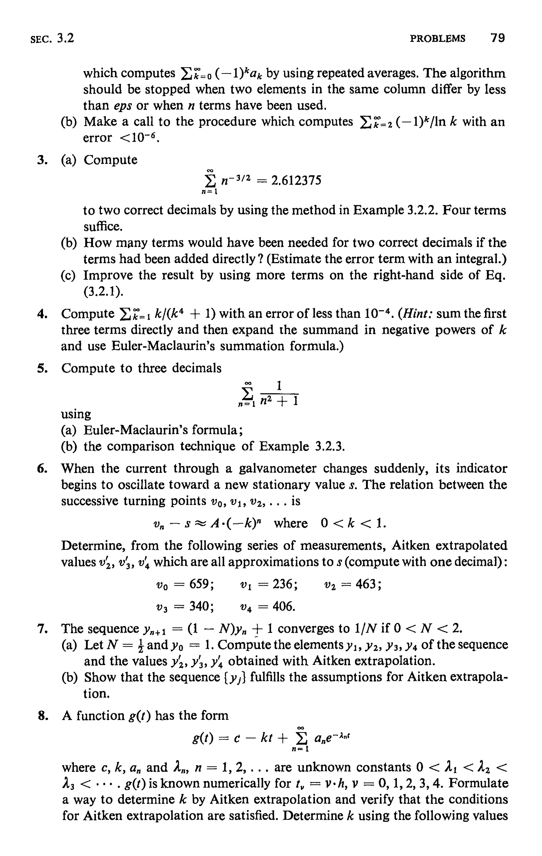 Numerical methods