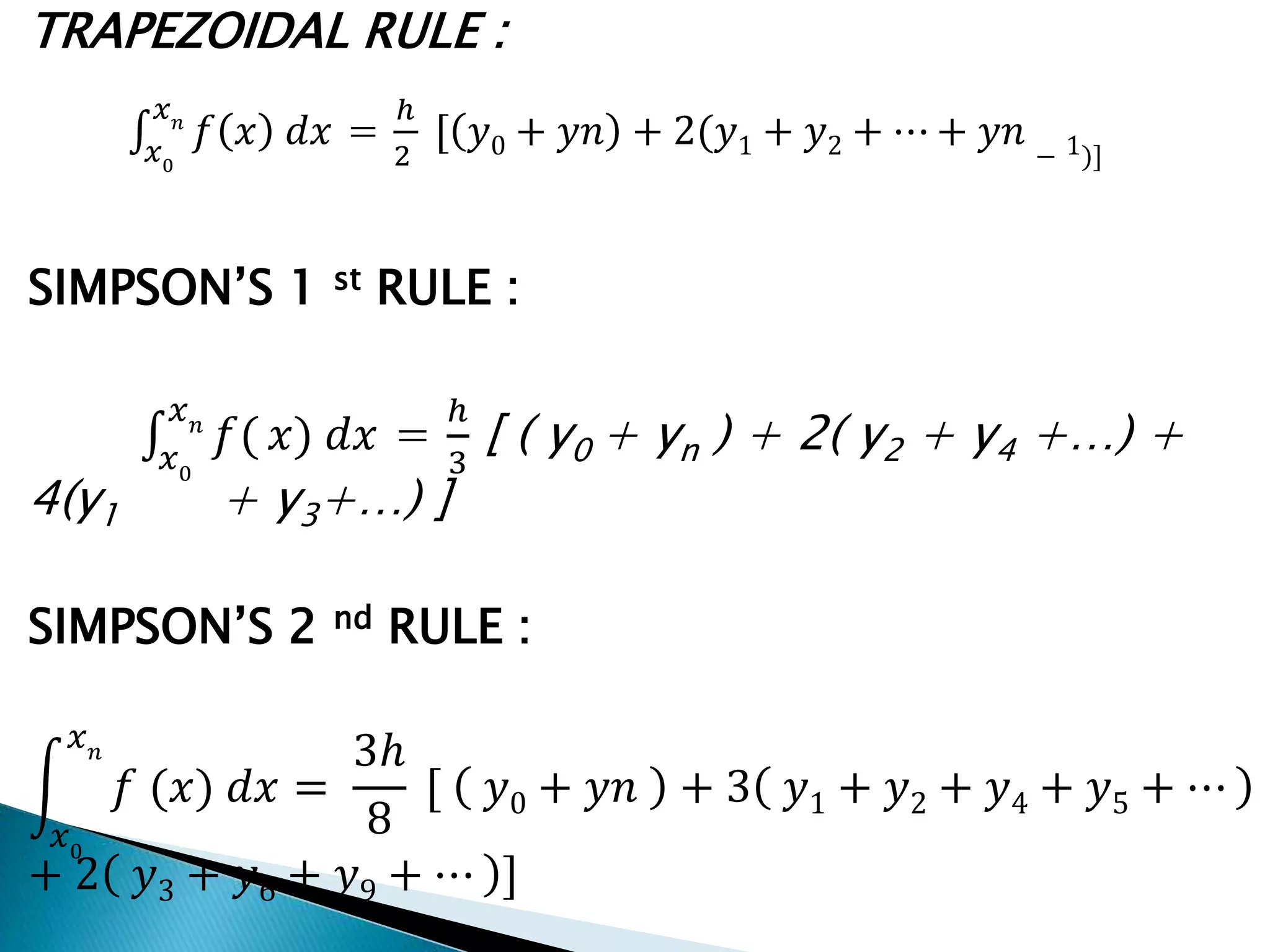 NUMERICAL INTEGRATION AND ITS APPLICATIONS | PPTX | Physics | Science