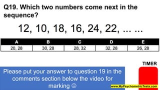 Numerical Reasoning Test Questions and Answers PDF | PPTX