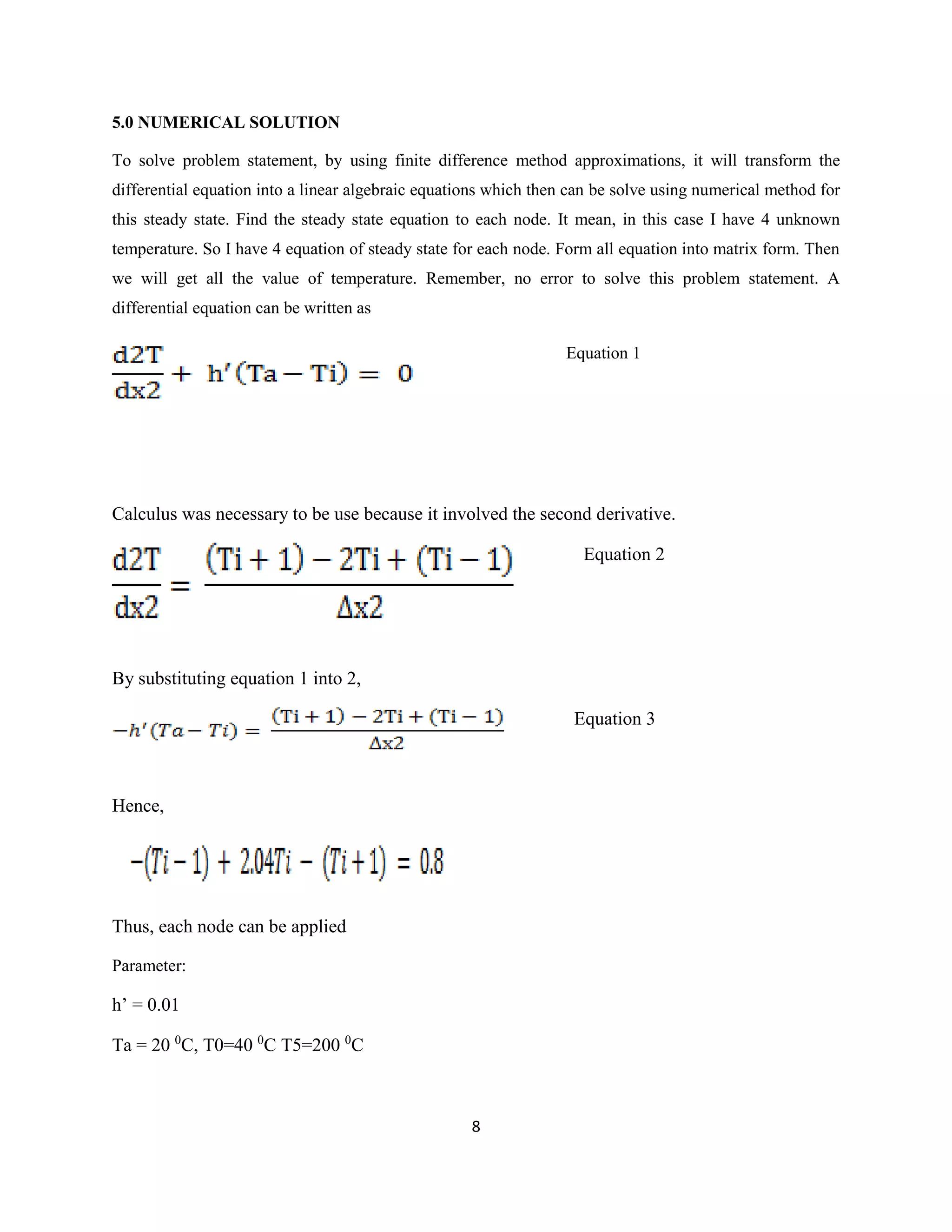 Numerical report gauss | PDF
