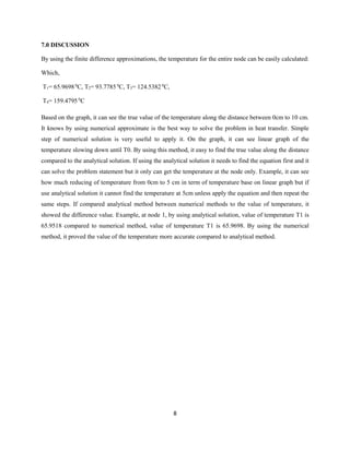Numerical report gauss | PDF
