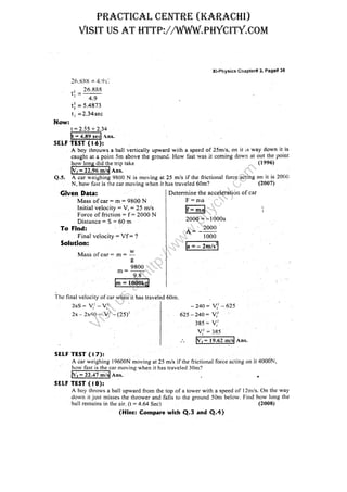 PRACTICAL CENTRE (KARACHI)
VISIT US AT HTTP://WWW.PHYCITY.COM
Visitus
athttp://w
w
w
.phycity.com
 