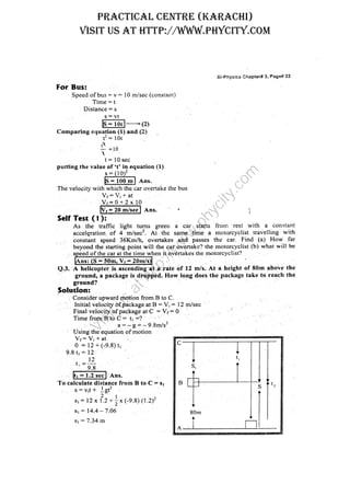 PRACTICAL CENTRE (KARACHI)
VISIT US AT HTTP://WWW.PHYCITY.COM
Visitus
athttp://w
w
w
.phycity.com
 
