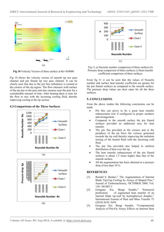 Numerical simulation of gas turbine blade cooling for enhancement of ...