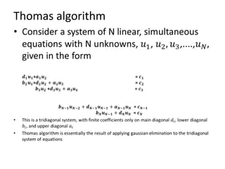 Thomas algorithm