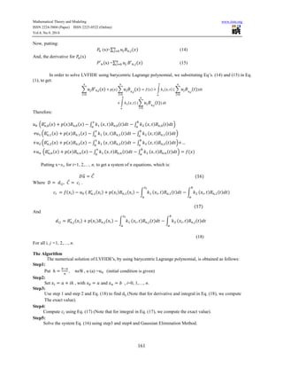 Numerical solution of linear volterra fredholm integro- | PDF