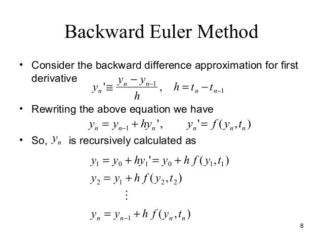 Numerical Solution Of Ordinary Differential Equations Gtu Cvnm Ppt Numerical Solution Of Ordinary Differential Equations Gtu Cvnm Ppt
