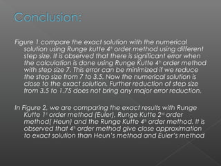 Numerical solution using runge kutta with programming in c++ | PPT