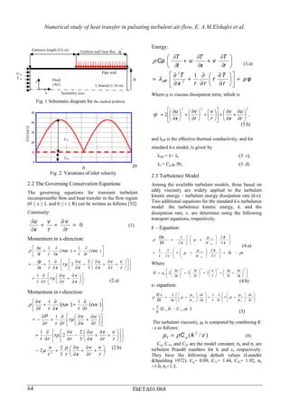 Numerical Study Of Heat Transfer In Pulsating Turbulent Air Flow Pdf Numerical Study Of Heat Transfer In Pulsating Turbulent Air Flow Pdf