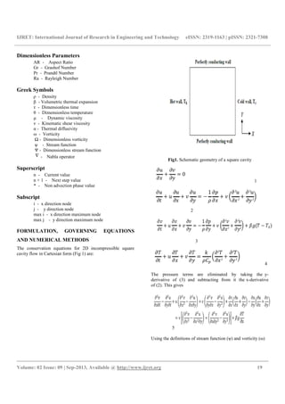 Numerical study of natural convection in an enclosed | PDF