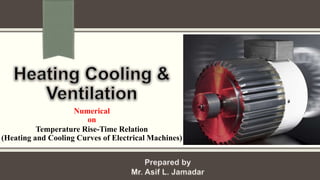 Temperature Rise-Time Relation
(Heating and Cooling Curves of Electrical Machines)
Numerical
on
 