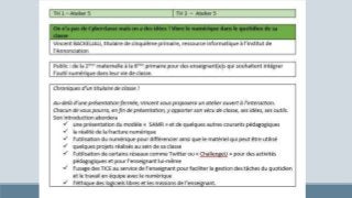 Numérique en classe