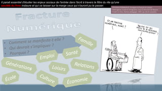 Il parait essentiel d'étudier les enjeux sociaux de l'entrée dans l'écrit à travers le filtre du rite qu'une
société du livre instaure et qui va laisser sur la marge ceux qui n'auront pu le passer.
Christiane PERRAGAUX, Enseigner le français en classes
hétérogènes. Ecole et Immigration, Sous la direction de Boyson-
Fradet et Chiss, Nathan pédagogie, 1997, pp.126 et suivantes
 