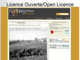 Licence Ouverte/Open Licence
 