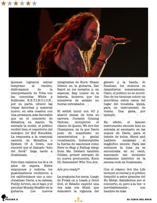 pagina 6   n   El Circo del Rock
 