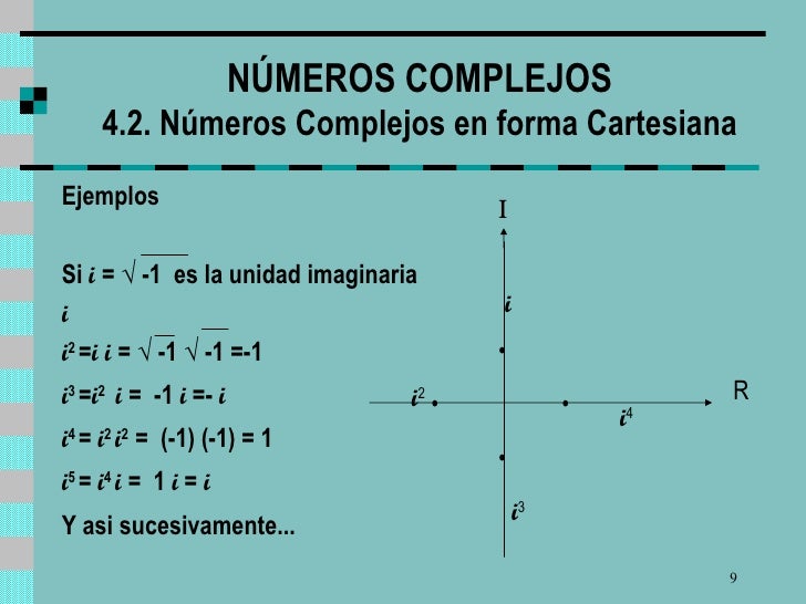 Numero Complejos Numero Complejos