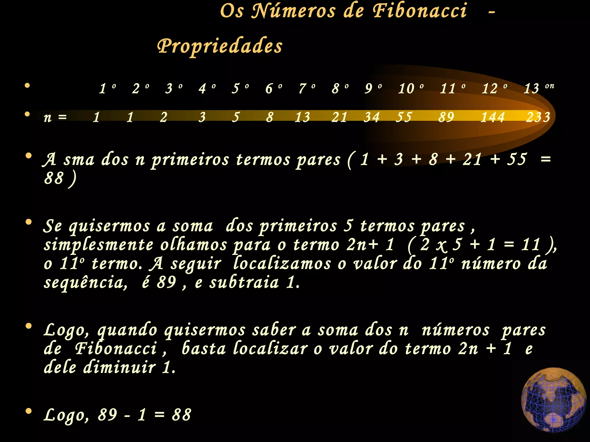 Numeros de Fibonacci PPT