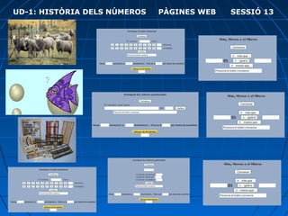 UD-1: HISTÒRIA DELS NÚMEROS PÀGINES WEB SESSIÓ 13
 