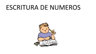 ESCRITURA DE NUMEROS