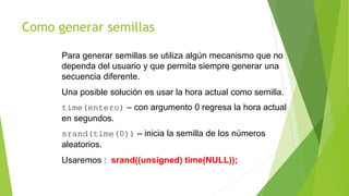 Numeros aleatorios | PPTX