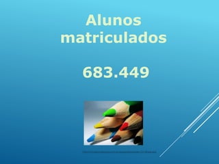 Alunos
matriculados

683.449

http://imagens.kboing.com.br/papeldeparede/12518lapis.jpg

 