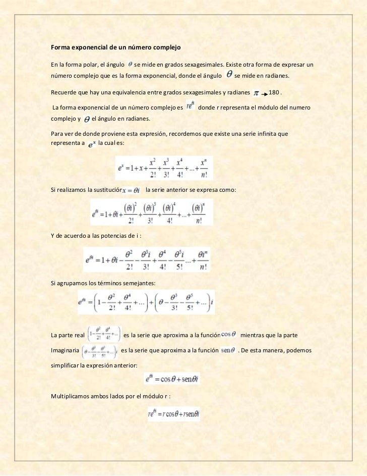 Numeros Complejos