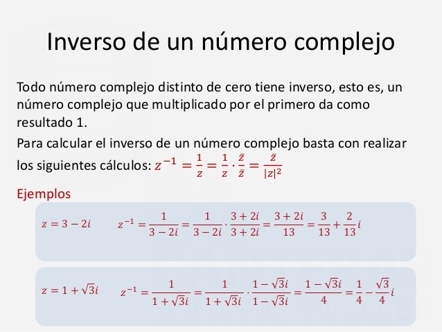 Numeros Complejos