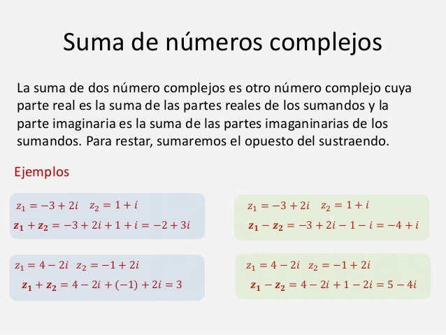 Numeros Complejos