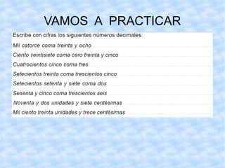 VAMOS  A  PRACTICAR 