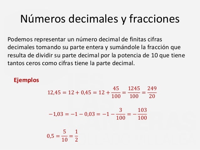 Numeros Decimales