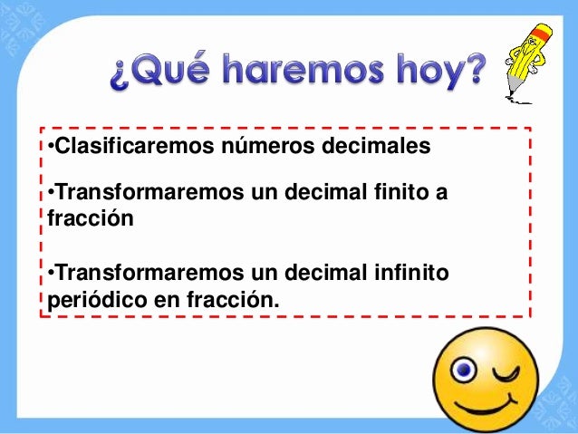 Clasificacion De Numeros Decimales