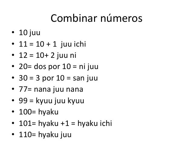 Numeros Precios Anos