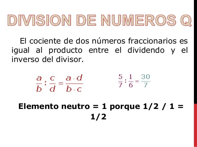 Numeros racionales