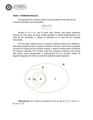 Numeros reales | PDF