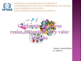 Alumna: Leonela Medina
c.I: 28020127
 