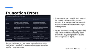 Truncation Error Calculation Example Understanding Truncation Errors, Taylor Series, and Error Propagation ...