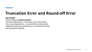 Understanding Truncation Errors, Taylor Series, and Error Propagation ...