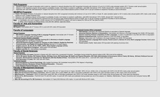 PhD Programs:
a. MS/MPhil Degree (18 years of education with 6 credit hrs. research) in relevant discipline from HEC recognized University with minimum 3.0 out of 4.0 CGPA under semester system OR 1st
Division under annual system.
b. Selection in the respective program will be subject to availability of seats, merit based on academic qualification, valid GRE International / NTS / NUML devised GAT- subject score and interview.
c. Applicants with valid GRE International/GAT-Subject from NTS will have to pass written/subjective portion of NUML GAT-S (as per schedule of respective Faculties) to secure admission.
MS/MPhil Programs:
a. Master / BS degree (16 years of education) in relevant discipline from HEC recognized University with minimum 2.5 out of 4.0 CGPA or Grade ‘B’ under semester system or 50 % marks under annual system (45% marks under annual
system for Urdu / English programs only).
b. Selection in the respective program will be subject to availability of seats, merit based on academic qualification, valid GRE International / NTS / NUML devised GAT- General Score.
c. Applicants with valid GRE International/GAT-General from NTS will have to pass written/subjective portion of NUML GAT-G (as per schedule of respective Faculties) to secure admission.
Note: a. Candidates, who want to appear in NUML devised GAT for MS/MPhil/PhD program, will have to deposit Rs.1200 as GAT fee (total Rs.3200).
b. MPhil / PhD Programs are offered strictly in line with HEC defined / approved criteria.
Faculty of Arts and Humanities:
Degree Programs:
BS English: Intermediate with 2nd
Division OR A–Level with 50% marks OR Equivalent
Faculty of Languages:
Degree Programs:
 BS Chinese Language Teaching & BS in Language Programs: Intermediate with 2nd
Division
OR A–Level with 50% marks OR Equivalent.
Functional Courses (English Language):
 Advanced Diploma in English Language Teaching (ELT), Workshop on English Language
Teaching (ELT): BS / MA English or equivalent.
 Advanced Diploma English, English for Teachers of other Subjects, English for Business
Communication, and English for Academic Writing: Bachelor’s (14 years) degree.
 English Level A1, A2, B1, IELTS, TOEFL, ESPC, Short English Language (online),
English for Diplomats & Foreigners: Matriculation OR Equivalent.
 English Level B2, C1: Intermediate or equivalent.
Functional Courses (Other Languages):
 PGD Spanish: Graduation with Advanced Diploma or equivalent in Spanish language.
 Advanced Diploma, Diploma in Interpretation: Intermediate with Diploma in the target language from NUML OR Equivalent.
 Diploma Teaching Chinese to Speakers of other Languages: 14 years of qualification in any field with HSK 4 or equivalent.
 Diploma Professional Urdu: Advanced Diploma in Urdu from NUML or equivalent.
 Diploma: Matriculation with Certificate in the target language from NUML OR Equivalent.
 Certificate, Russian Language Short Course, French (Level-1), German A1 & A2, Short Language Courses: Matriculation
OR Equivalent.
 French (Level- 2 to 8): Matriculation OR Equivalent with passing of previous level.
Faculty of Social Sciences:
Degree Programs:
 B.Ed Secondary (2.5 years): Bachelor’s Degree with 45% marks from a recognized University. Candidates having studied the relevant subject at BA / BSc level will be preferred.
 BS IR, BS Islamic Studies, BS Pakistan Studies, BS Mass Comm, BS Psychology, BS Health and Physical Education, BS Public Administration & Governance, B.Ed (4 Years), BS History, BS Early Childhood Care and
Education, BS Educational Leadership and Management, BS Area Studies (China): Intermediate with 45% marks OR A – Level with 50% marks OR Equivalent.
 B.Ed Secondary (1.5 year): MA / MSc with 45% marks.
Functional Courses:
 Advanced Diploma in Clinical Psychology: MSc Applied Psychology OR Candidates having MPhil / PhD degree in Psychology.
 Advanced Diploma: Montessori & Early Childhood Education: Graduation
 Junior Diploma Physical Education: Intermediate.
Faculty of Management Sciences:
Degree Programs:
 MBA (with Business Education) - 3 Semesters : BBA (4 Years) BS A & F (4 Years) B.Com (4 Years), Old MBA / MPA, M.Com, ACMA, ACA, or Equivalent with CGPA 2.0/4 OR 45% marks under annual system.
 MBA (with Non-Business Education) 4 Semesters : BSCS (4 years), BE (4 years) MBBS, MA, MSc or Equivalent qualification with CGPA 2.0/4 under semester system or 45% marks under annual System.
 MBA Executive – 4 Semesters : BSCS (4 years),BE(4 years) MA, MSc or Equivalent qualification with CGPA 2.0/4 under semester system or 45% marks under annual System with three years job experience
 BS Eco & Fin, BS Economics: FSc/ICS/I.Com/ FA with 45% marks / A-Level with 50% marks and preferably having studied any one of the subjects viz: Statistics, Mathematics, Physics, Economics and Computer Science OR
Commerce.
 BBA, BS Accounting & Fin, BS Commerce: Intermediate (12 Years) With Minimum 45% marks / A-Level with Minimum 50% marks.
 