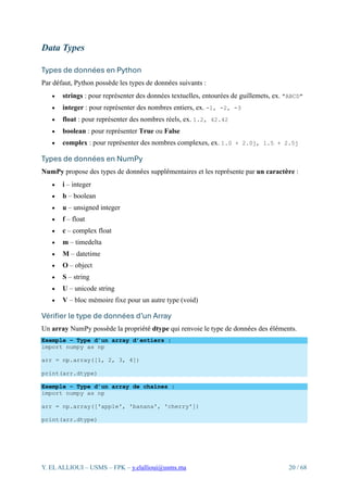Introduction complète à NumPy : Manipulation des Arrays, Calcul ...