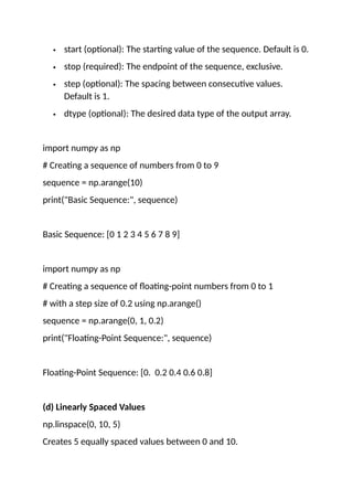 Comprehensive Introduction to NumPy for Efficient Numerical Computing ...
