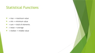 numpy-presentation in python entry level | PPTX