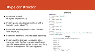 Numpy _ | PPT