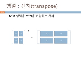 PYTHON
MATRIX CLASS로
행렬 이해하기
Moon Yong Joon
174
 