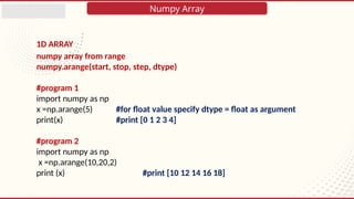 Comprehensive Guide to NumPy Arrays in Python for Scientific Computing ...