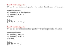 NUMPY [Autosaved] .pptx