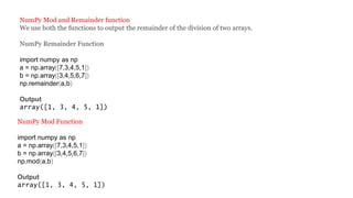 NUMPY [Autosaved] .pptx