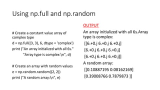 Numpy Numpy Numpy Numpy Numpy_basics.pptx