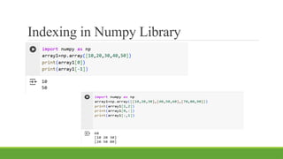 Numpy Library introducton in Python.pptx