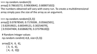 NUMPY LIBRARY study materials PPT 2.pptx