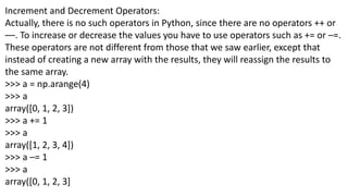NUMPY LIBRARY study materials PPT 2.pptx